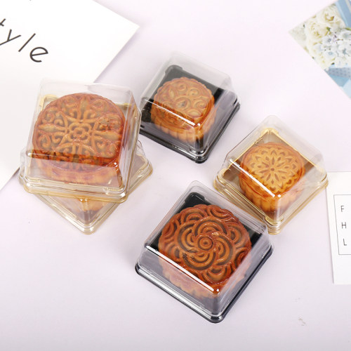 加厚50/80/100克冰皮月饼吸塑盒