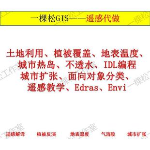 ARCGIS代做遥感解译GIS作图制图空间自相关可达性分析插值