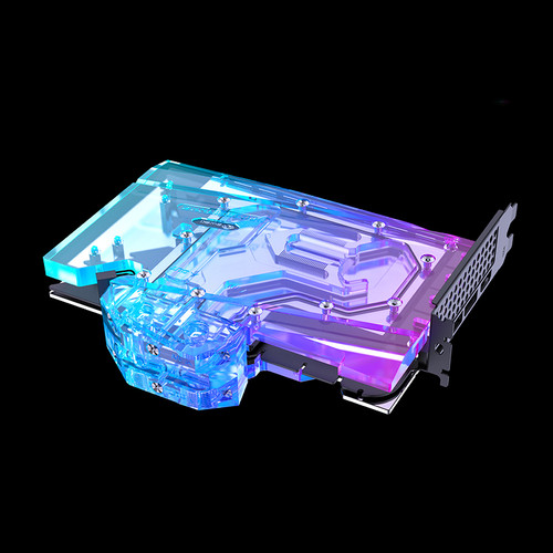 Bykski 背板双面分体水冷头 NVIDIA公版RTX 3090FE显存冷却散热器