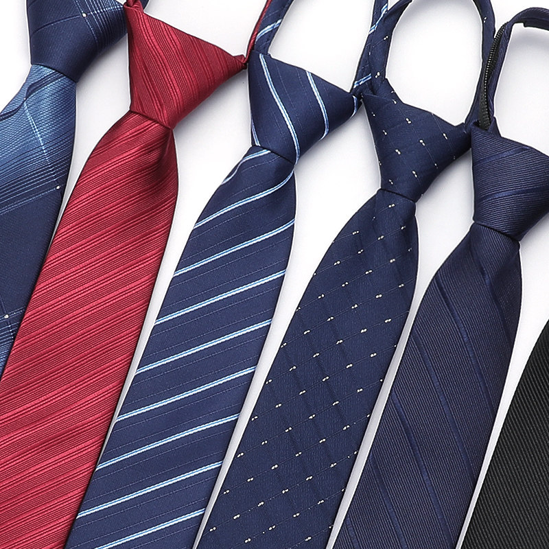 带带帅 包邮窄版6cm男女韩版纯色红色时尚休闲黑色蓝色条纹细领带