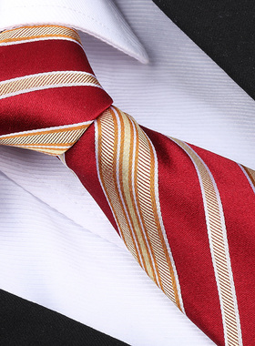 真丝-ZSLD074手打款真丝结婚领带桑蚕丝男士商务正装礼盒送礼领带