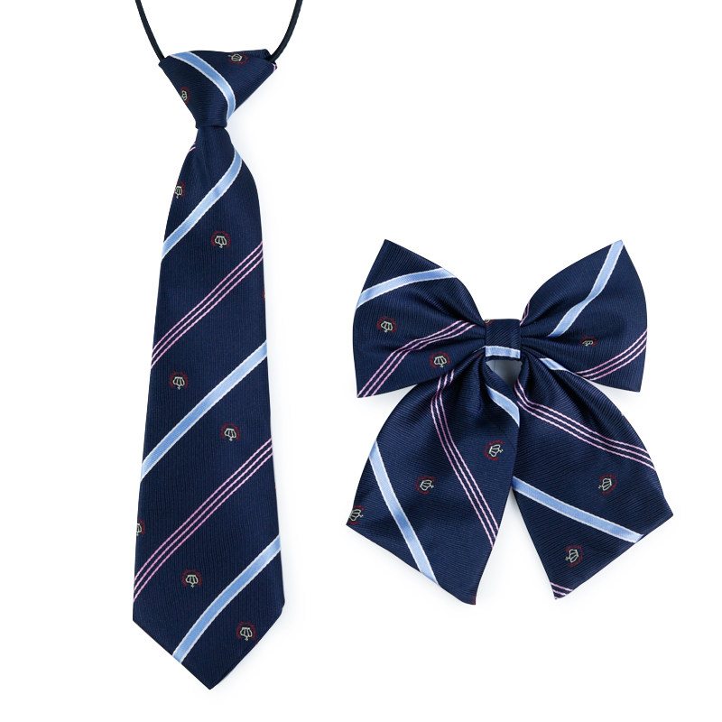 小孩套装女童中学表演领结