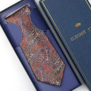 祥云凤舞商务手打领带男女正装 窄条纹领结格子礼盒 新郎结婚韩版