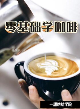 多款咖啡技术配方商用教程新手拉花式饮品制作小吃技术培训视频课