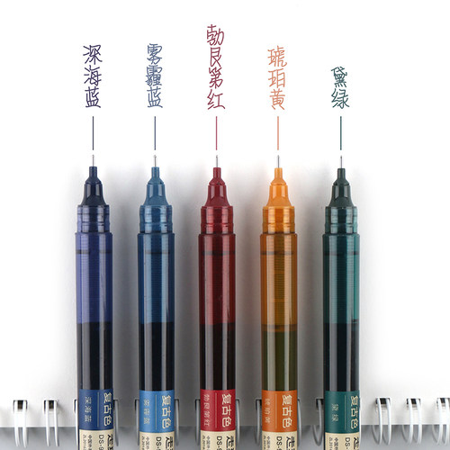 点石速干针管型简约时尚中性笔
