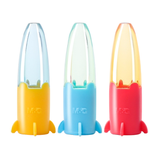 晨光铅笔帽笔套铅笔套保护套小学生延长器幼儿园初学者笔盖笔帽加长器火箭笔帽通用特粗洞洞笔加粗三角铅笔头