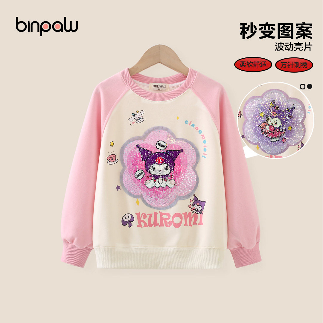 童装秋季女童可爱卡通动漫图片