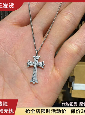 复古十字架项链女轻奢小众