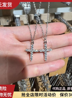 十字架项链不掉色女新款