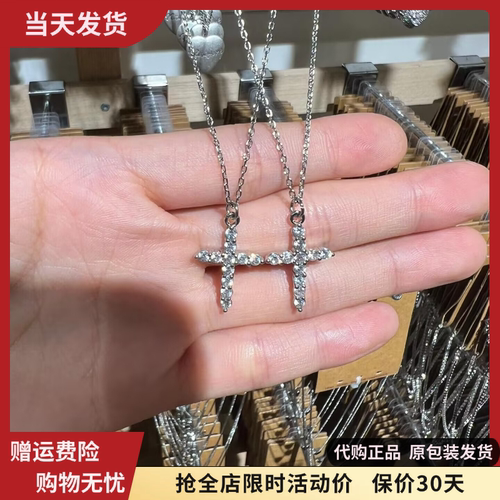 十字架项链不掉色女新款