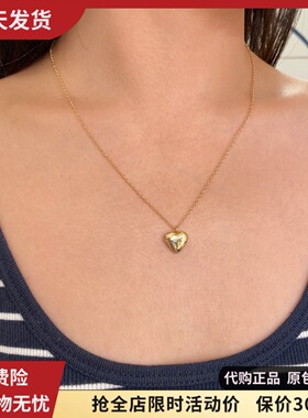 bm项链小爱心可打开细链锁骨链女