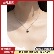 bm小爱心项链女新款轻奢精致锁骨链细链百搭ins风brandy melville