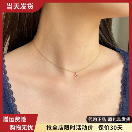 bm项链Choker小蝴蝶吊坠颈链女生新款细锁骨链正品brandymelville