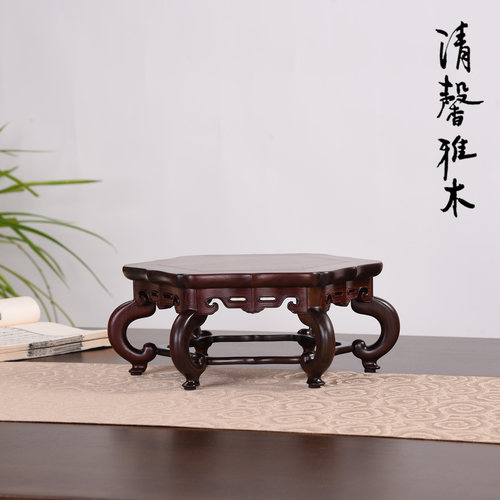 中式古典苏工六边形底座