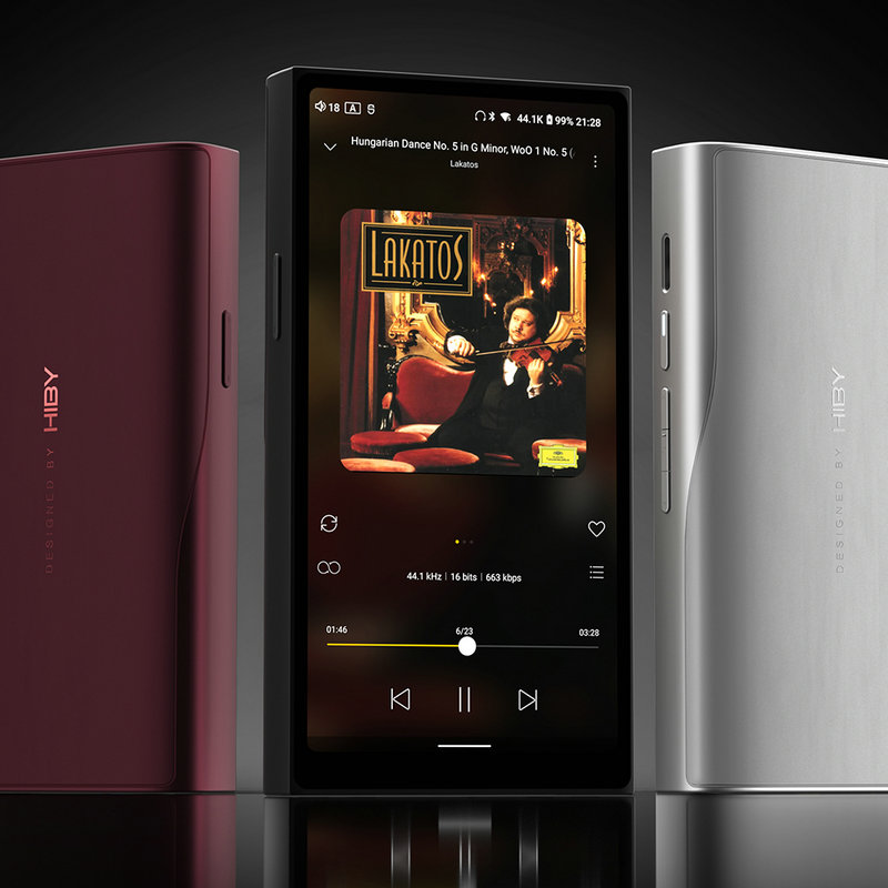 海贝 hiby R8Ⅱ 铝合金版便携音频安卓播放器665甲类R2R平衡4.4