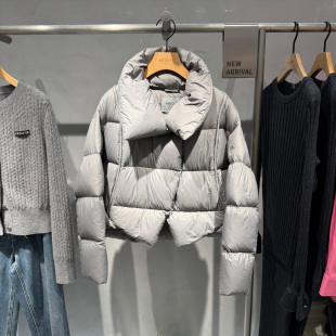 专柜正品艾诺丝雅诗国内代购2025冬保暖短款羽绒服外套女41020037