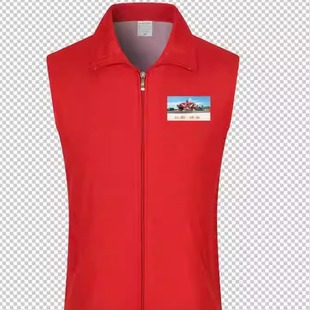 红色旅游文化衫志愿者马甲义工服活动宣传工作服男女同款定制印字