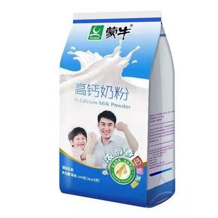 蒙牛高钙营养奶粉400g袋装（大日期）
