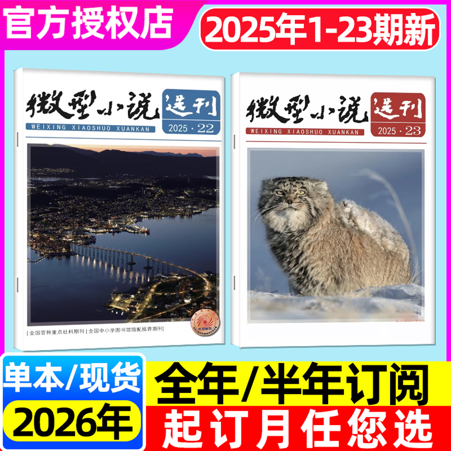微型小说选刊25年1-23期/26订阅