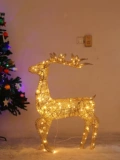 Рождественская световая украшение оленя Рождество Железное олень