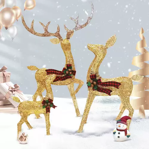 Рождественские украшения светодиодные рождественские оленя Железный лосей