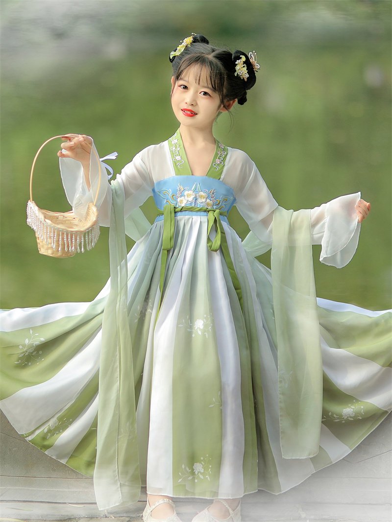 汉服女童儿童连衣裙超仙