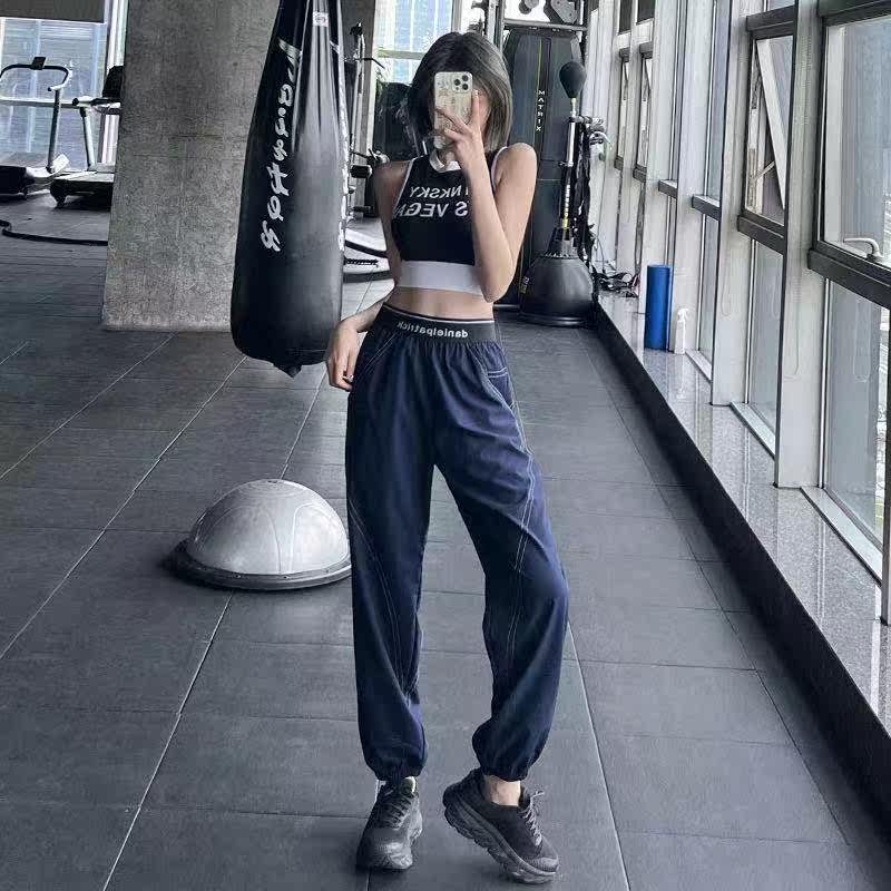 运动裤卫裤显瘦跑步健身宽松女
