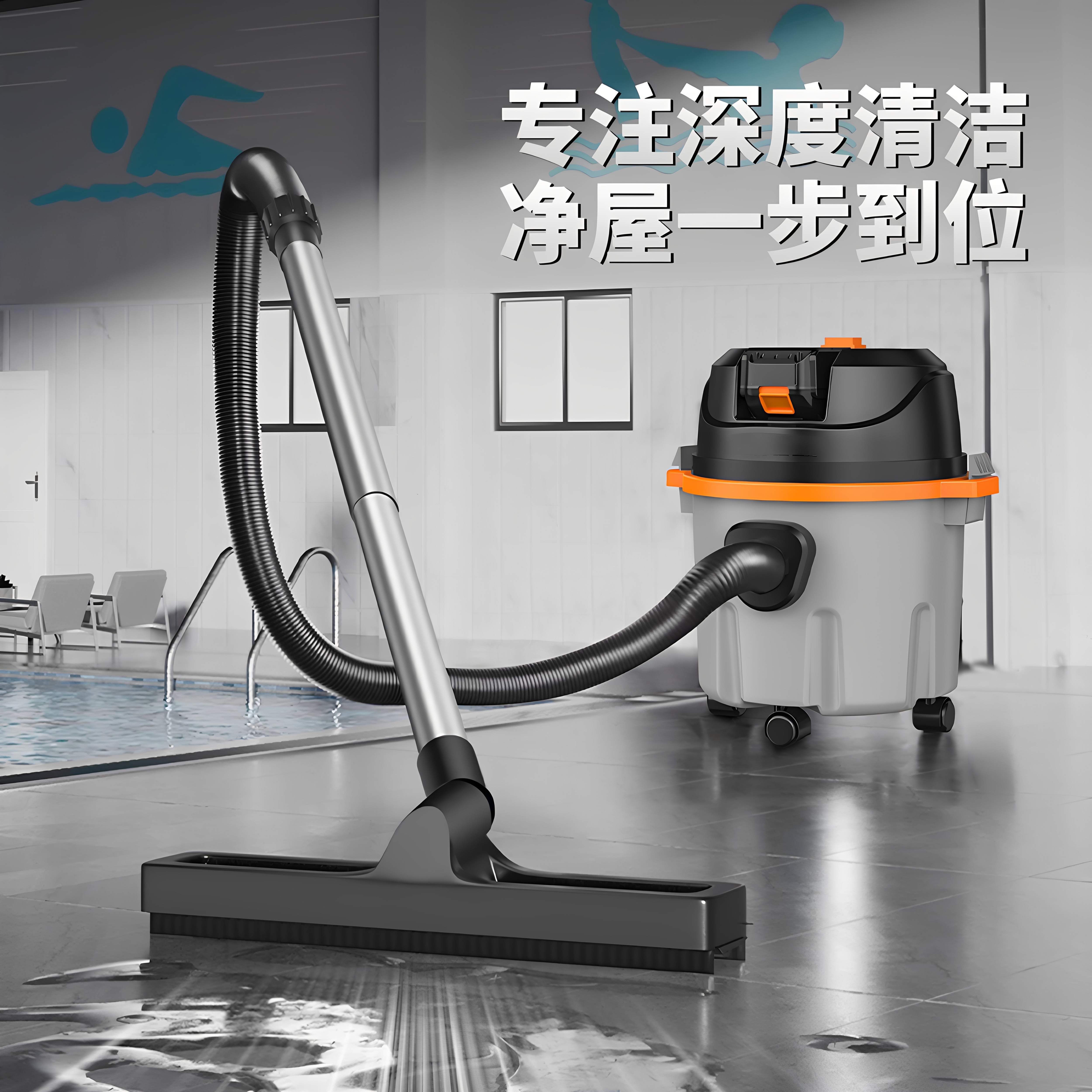 无线吸尘器家用手持干湿两用清洁吸猫毛地毯美缝大功率工业吸尘机