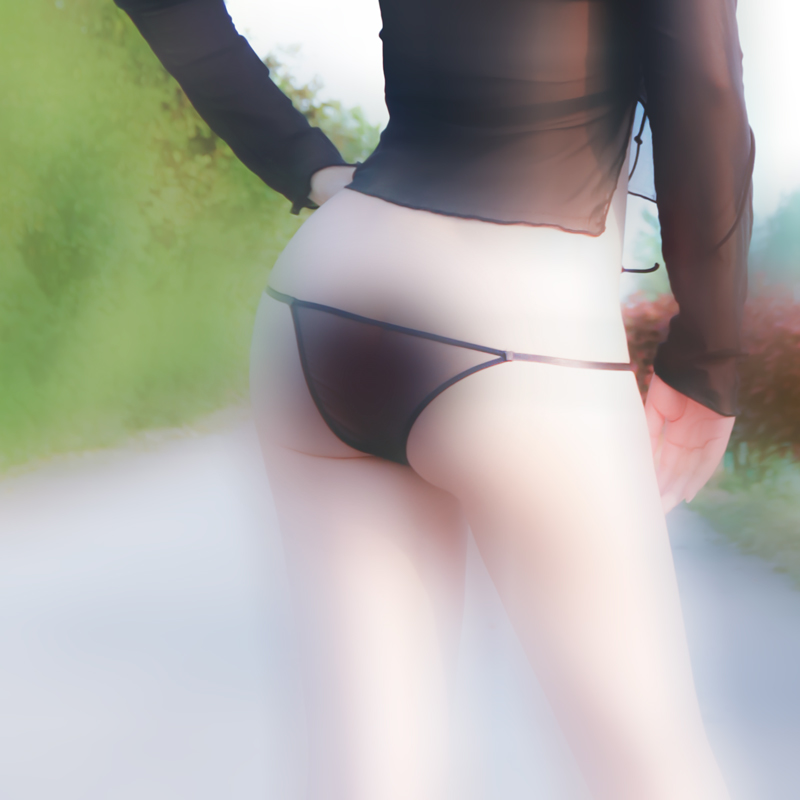 迷你性感超小低腰透视三角裤