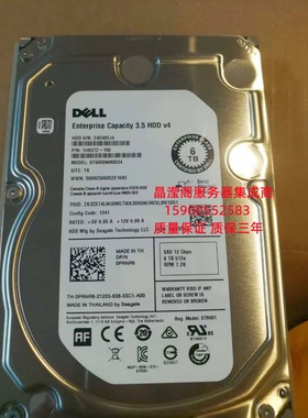 DELL MD3660F MD3660I MD3800F MD3800I 6T 7.2K 3.5 SAS储存硬盘