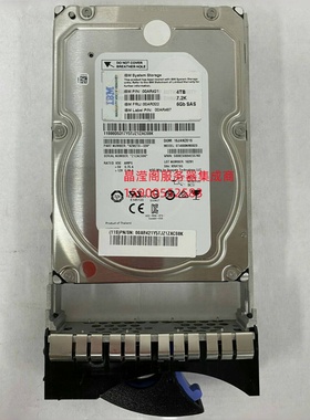 IBM 00AR322 00AR421 4T 7.2K 3.5 SAS 6GB V7000 Gen2 存储硬盘