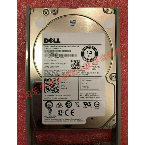 DELL ST1200MM0088 036RH9 1.2T 10K 2.5 SAS 6GB 128M服务器硬盘