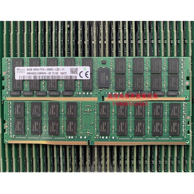 DELL R630 R640 R730 R740服务器内存64G DDR4 PC4-2666V ECC REG