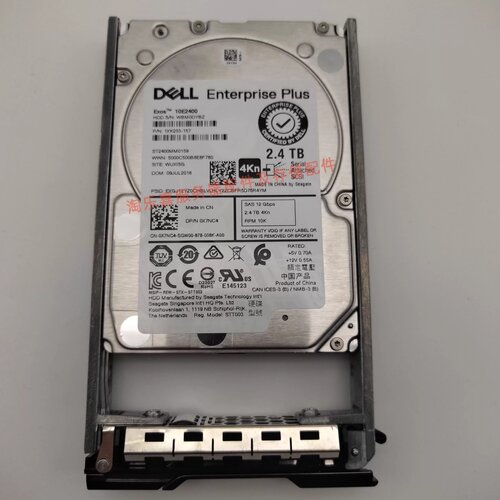 DELL SC2020 SC3020 SCV2080 2.4T 10K 2.5 SAS 12G 康贝储存硬盘