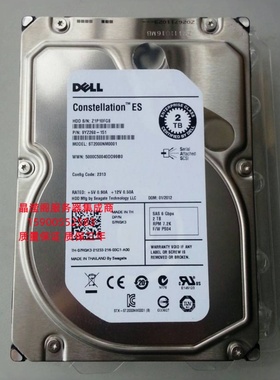 DELL ST2000NM0001 067TMT 07RGK3 2T 7.2K 3.5 SAS 服务器硬盘