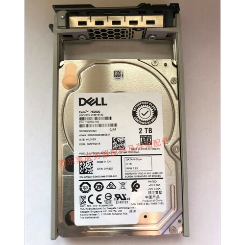 DELL ST2000NX0423 0VR92X 2T 7.2K 2.5寸 SATA 128M 服务器硬盘