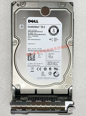 DELL MD1000 MD1200 MD1400 MD3000 3T 7.2K 3.5寸 SAS 储存硬盘
