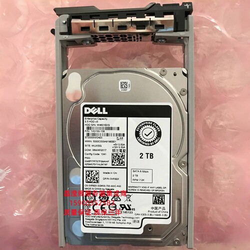 DELL R630 R730 R640 R740 R830 2T 7.2K 2.5寸 SATA 服务器硬盘