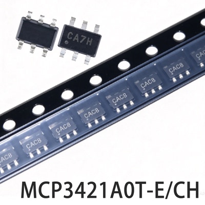 全新MCP3421A0T-E/CH18位ADC