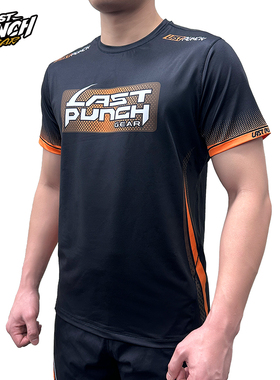 Last punch / 男士夏季休闲运动T恤圆领速干搏击格斗训练短袖上衣