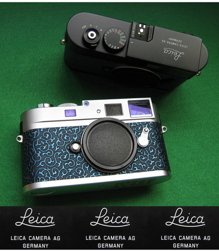 精制定制版贴皮 徕卡M8 M9/M9-P 大M相机 多彩鸵鸟饰皮