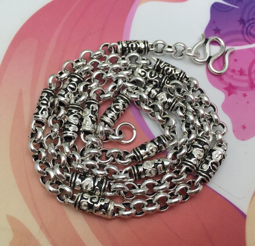 爆款S925纯银云勾项链复古男士个性时尚魅力项饰朋克风潮男银项链在类目 饰品/流行首饰/时尚饰品新, 项链中 - 来自Buy2taobao.com提供专业的淘宝代购服务