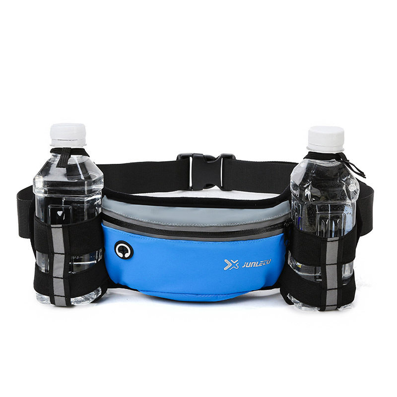 户外徒步慢跑运动腰包男女款骑行跑步手机包可装双水壶手机一体包