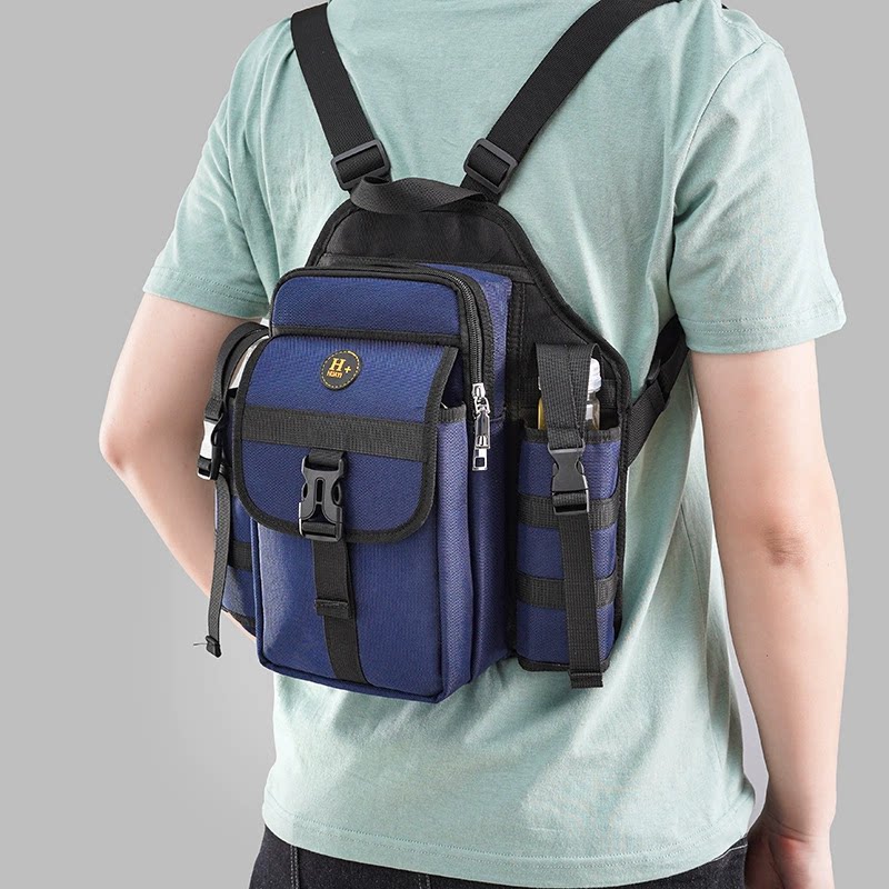 户外出行旅游男女款便携双肩包防水耐磨雨伞手机水壶一体包背包