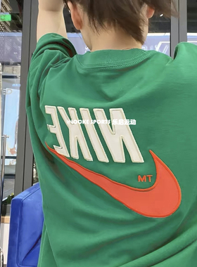 Nike/耐克 Sportswear 透气刺绣宽松休闲运动短袖T恤 DM6426-365