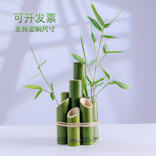 竹子竹筒婚庆花艺装饰