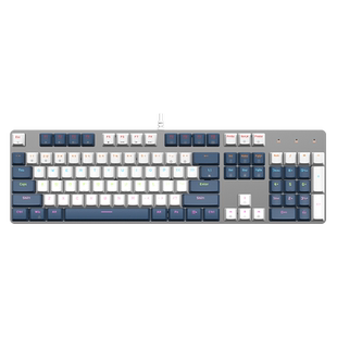联想K104有线机械键盘RGB光效游戏电竞办公键盘104键透光吃鸡键盘