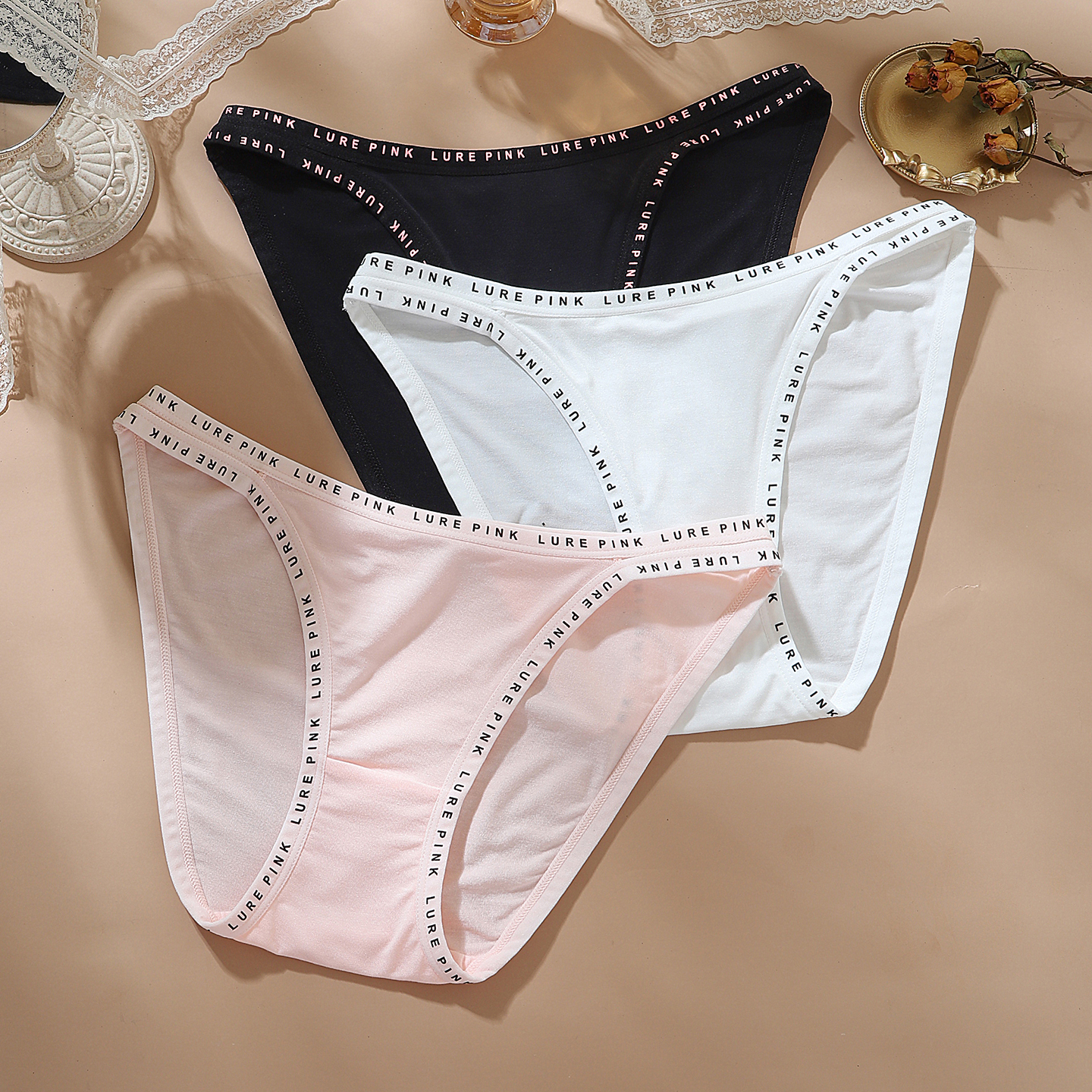 莫代尔内裤女生纯棉7a全棉抗菌裆