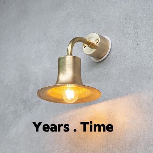 门牌日式诧寂风玄关壁灯黄铜壁灯