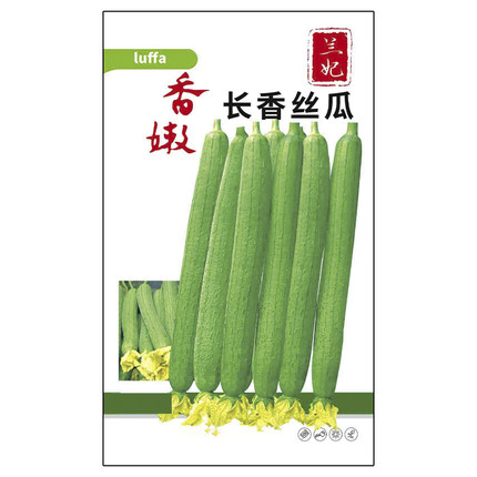 香嫩长香丝瓜种子高产早熟丝瓜种籽春秋可播四季田园庭院蔬菜种孑